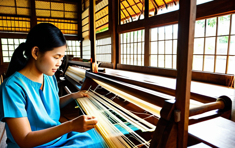 섬유기사 필기 시험 합격률 - Silk Weaving Workshop**

"A bright and airy silk weaving workshop in Chiang Mai, Thailand. Thai arti...