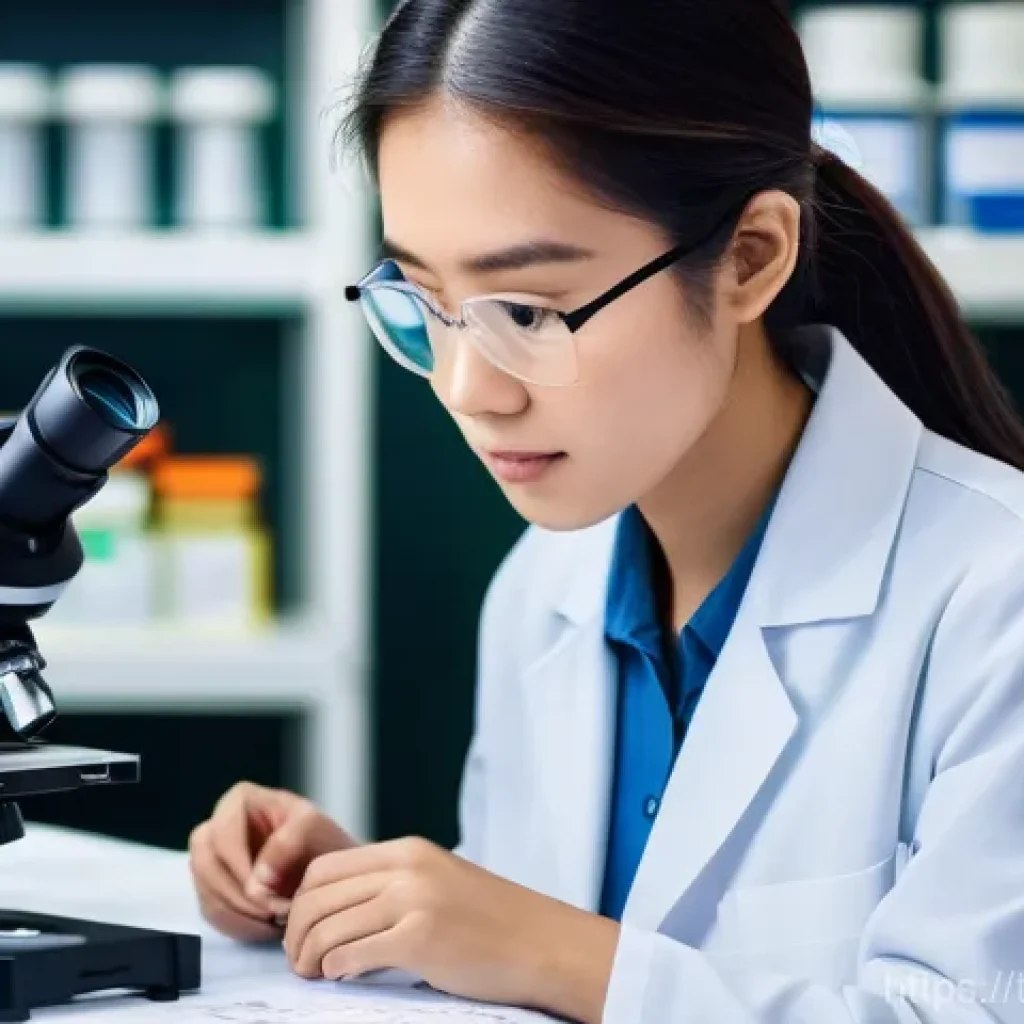 섬유기사 필기시험과 실기시험의 차이점 - **Prompt:** A young, intelligent Thai female textile student, in her early 20s, with a focused expre...