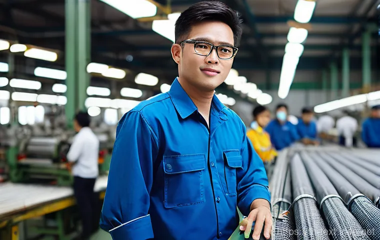 섬유기사 필기시험과 실기시험의 차이점 - **Prompt:** A young, intelligent Thai female textile student, in her early 20s, with a focused expre...