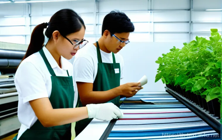 섬유기사 취득을 위한 효율적인 방법 - **Prompt 1: "Visionary Textile Engineer with Smart Fabric Innovation"**
    A young, confident South...