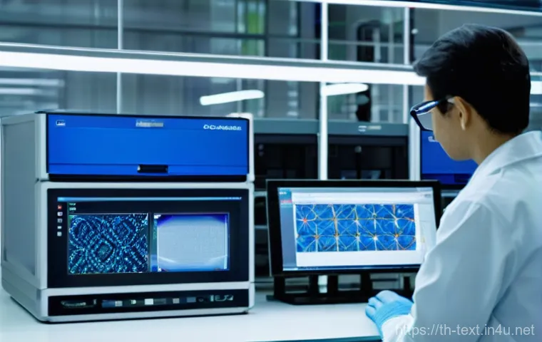 섬유기사 자격증 취득 후의 전망 - **Prompt:** "Within a brightly lit, contemporary textile design studio that blends traditional aesth...